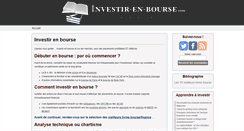 Desktop Screenshot of investir-en-bourse.com